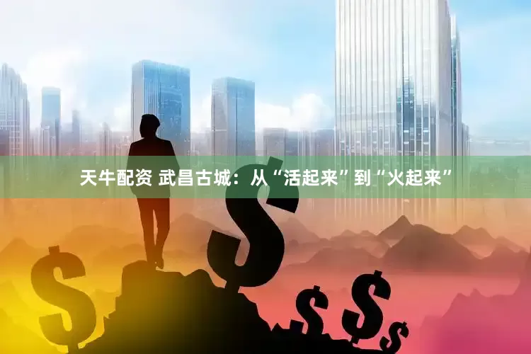 天牛配资 武昌古城：从“活起来”到“火起来”