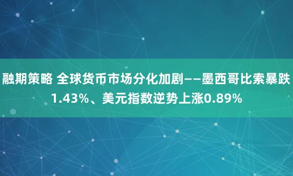 融期策略 全球货币市场分化加剧——墨西哥比索暴跌1.43%、美元指数逆势上涨0.89%